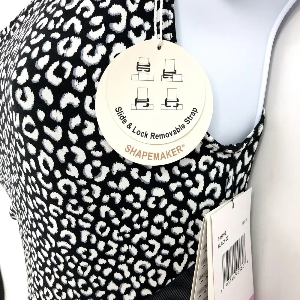 CONTOURS COCO REEF Suraya One-Piece Swimsuit Size 8 32C Black White Cheetah NWT - Picture 9 of 14